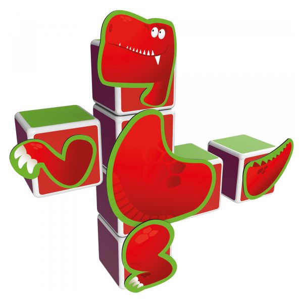 Geomag - Magic Cube Dinosaurios. Caja algo dañada