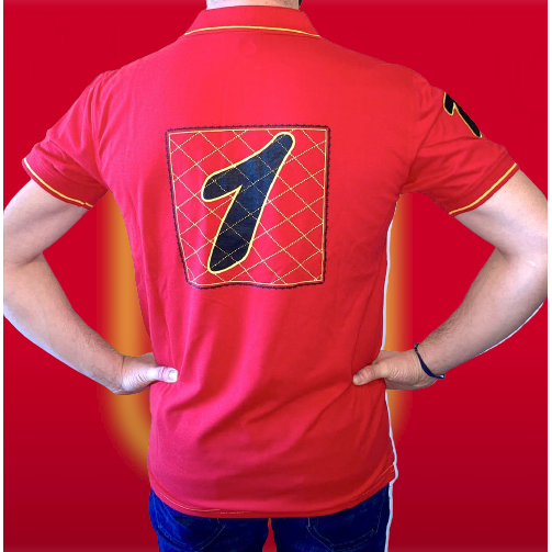 Polo Adulto "España la Nª1", Oficial Real Federación Española de Futbol