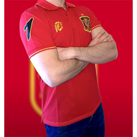 Polo Adulto "España la Nª1", Oficial Real Federación Española de Futbol