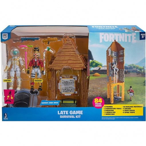 FORTNITE Set Figura "Late Game Survival". - Caja algo dañada
