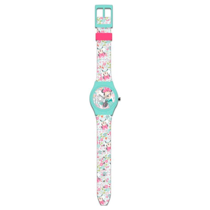 Reloj Analogico En Caja De Metal Minnie