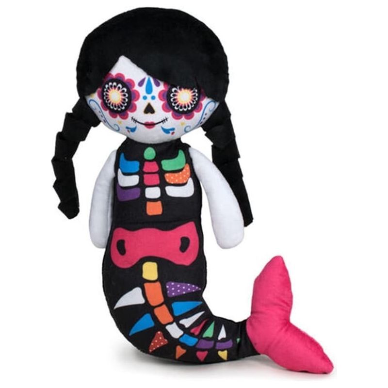 Peluche Sirenita y Esqueleto Katrina 40cm