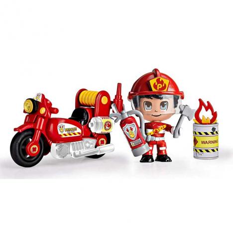 Pinypon Action Moto de Bombero