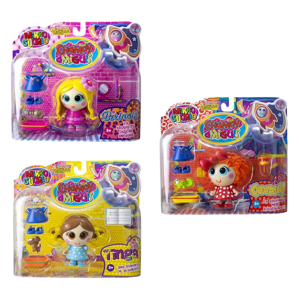 Pack de 3 muñecas Chamoy